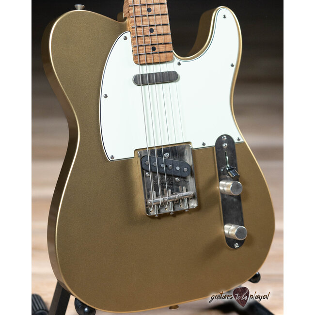 Xotic XTC-1 Alder T-Style w/ Roasted Flame Maple Neck & Rosewood – Aztec Gold