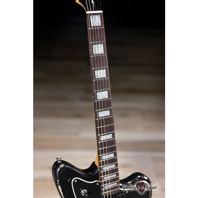 Fano JM6 Alt de Facto Mahogany Lollar Staple P-90 & Imperial w/ Case –Bull Black