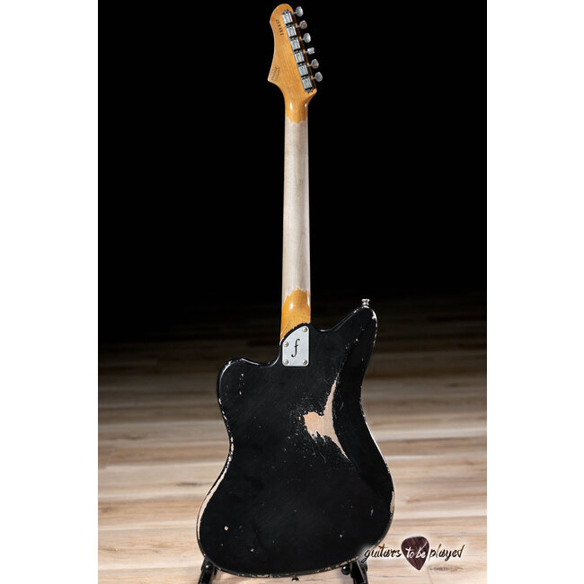 Fano JM6 Alt de Facto Mahogany Lollar Staple P-90 & Imperial w/ Case –Bull Black