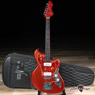 Novo Novo Custom Serus J Guitar w/ Fralin P-90s – Candy Apple Red
