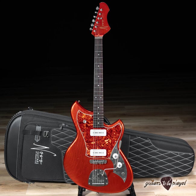 Novo Custom Serus J Guitar w/ Fralin P-90s – Candy Apple Red
