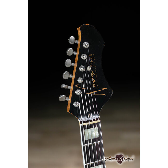 Novo Custom Serus J Baritone Guitar w/ Lollar Mini Broilers – Inca Silver Burst