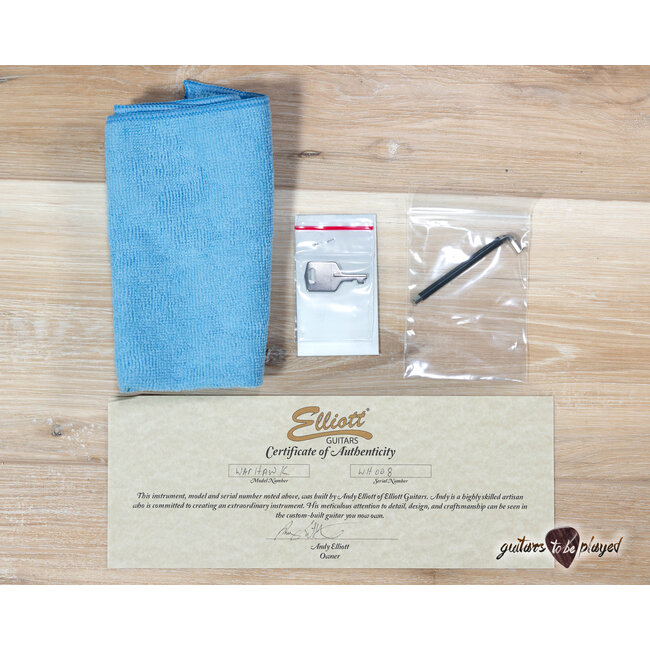 Elliott Warhawk HH Electric Guitar w/ Hardtail – Inverness Green