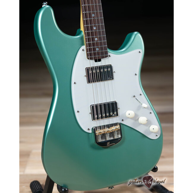Elliott Warhawk HH Electric Guitar w/ Hardtail – Inverness Green