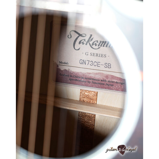 Takamine GN73CE SB NEX Acoustic/Electric Guitar – Satin Black