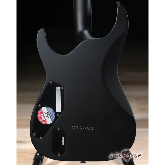 ESP LTD MH-1000NT BB Bold Binding Fishman Fluence Guitar – Black Satin