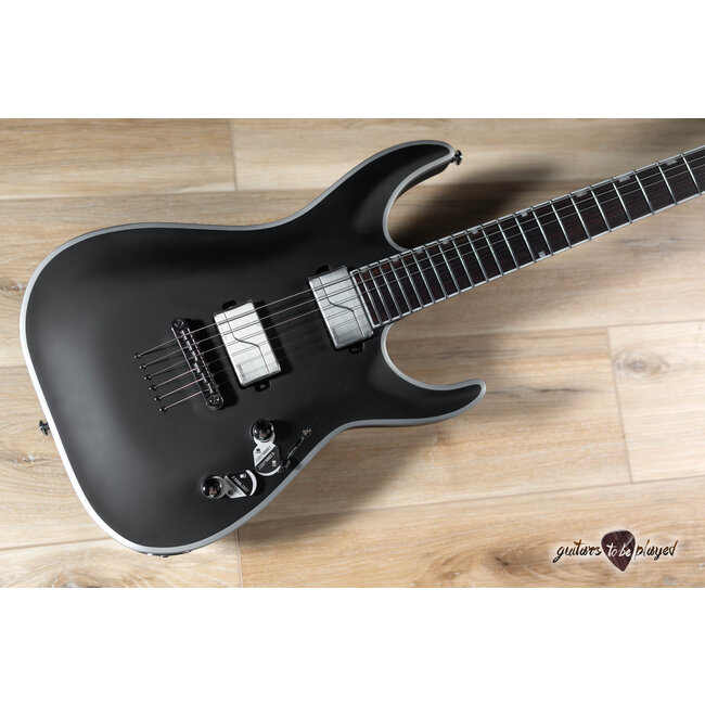 ESP LTD MH-1000NT BB Bold Binding Fishman Fluence Guitar – Black Satin
