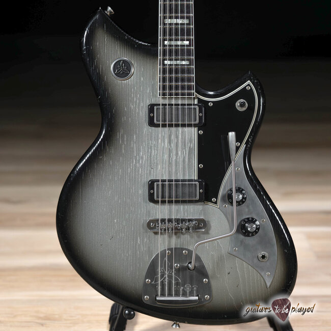 Novo Custom Serus J Baritone Guitar w/ Lollar Mini Broilers – Inca Silver Burst
