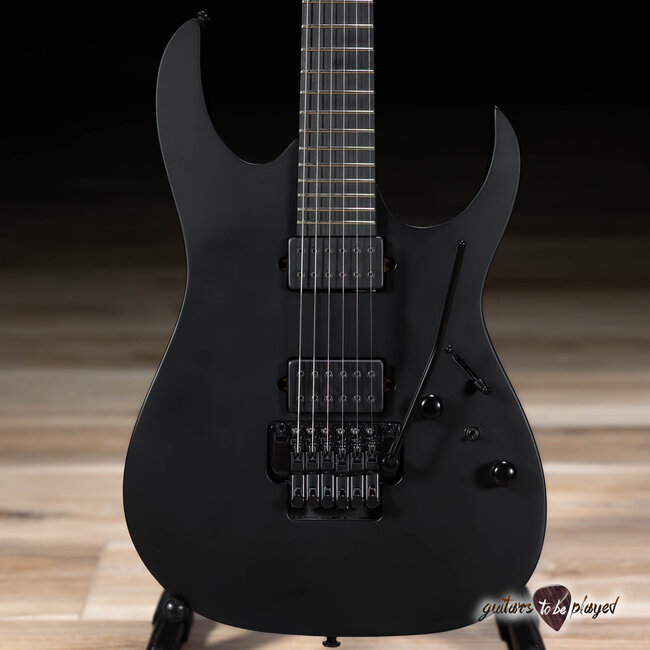 Ibanez RGRB620 RG Iron Label Tremolo Guitar – Black Flat