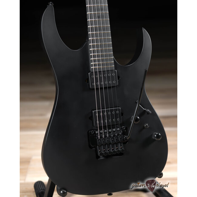 Ibanez RGRB620 RG Iron Label Tremolo Guitar – Black Flat