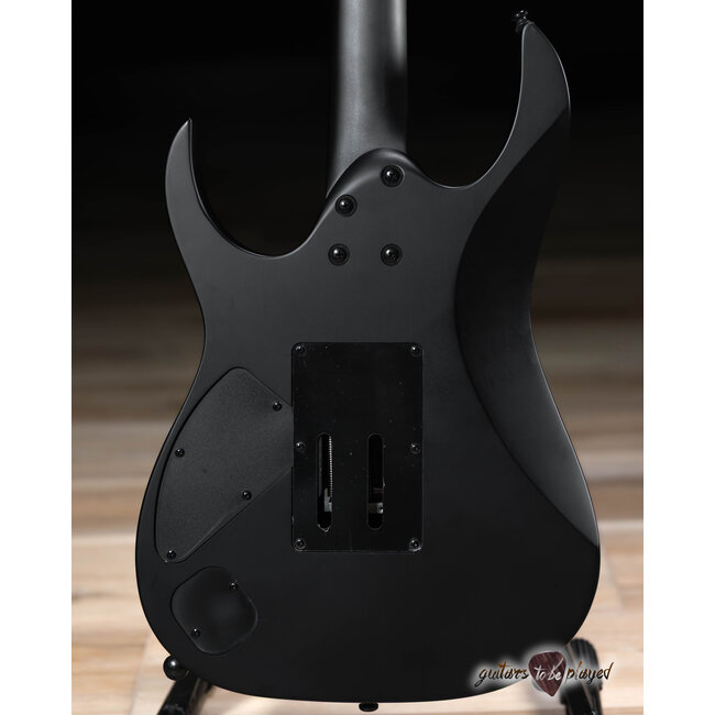 Ibanez RGRB620 RG Iron Label Tremolo Guitar – Black Flat