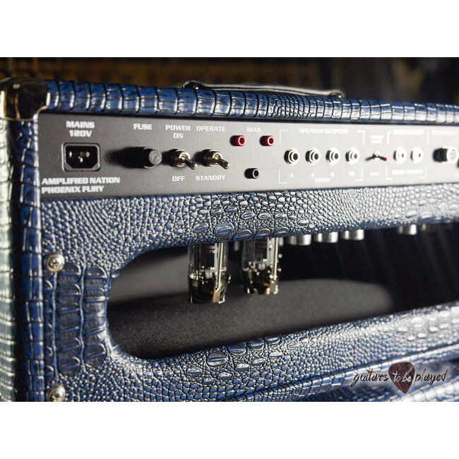 Amplified Nation Phoenix Fury 50W Head & 212 Cab – Blue Croc