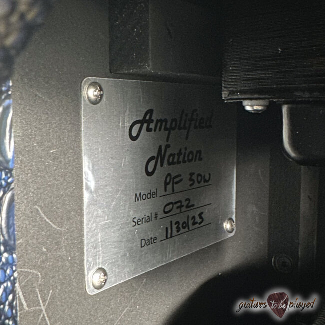 Amplified Nation Phoenix Fury 50W Head & 212 Cab – Blue Croc