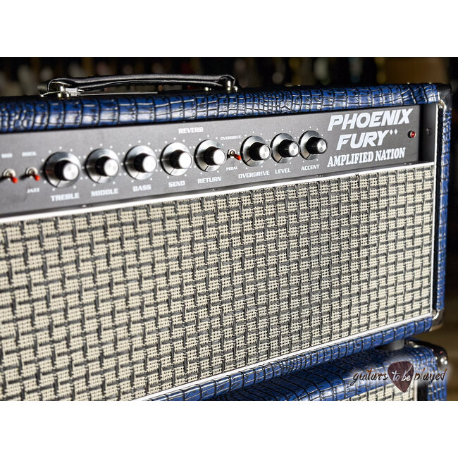 Amplified Nation Phoenix Fury 50W Head & 212 Cab – Blue Croc