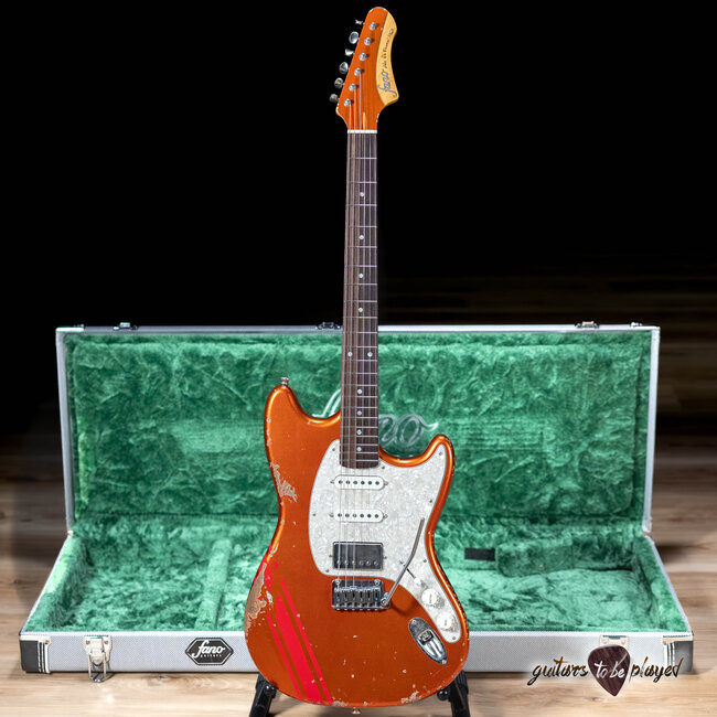 Fano MG6 Alt de Facto Suhr V60LP/Thornbucker w/ S-Style Trem –Candy Apple Orange