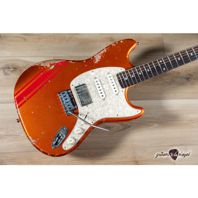 Fano MG6 Alt de Facto Suhr V60LP/Thornbucker w/ S-Style Trem –Candy Apple Orange