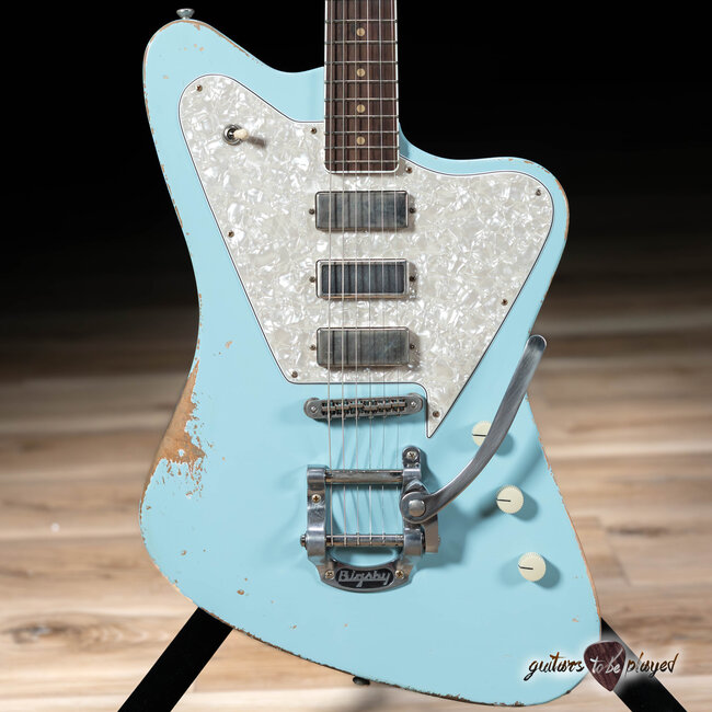 Fano PX6 Alt de Facto Lollar Firebirds & Mini Broiler w/ Bigsby – Sonic Blue