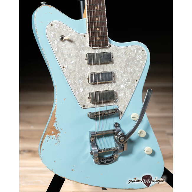 Fano PX6 Alt de Facto Lollar Firebirds & Mini Broiler w/ Bigsby – Sonic Blue