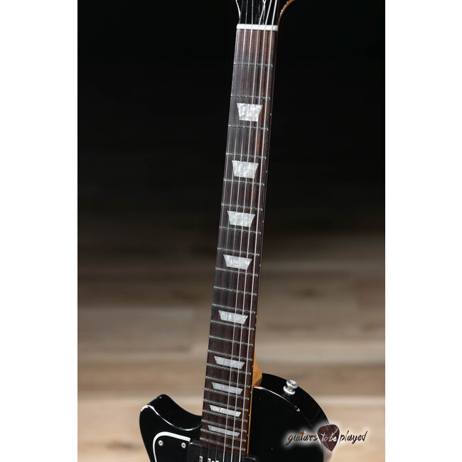 Fano SP6 Alt de Facto Left-Handed Lollar Staple P-90/Imperial w/ Bigsby - Black