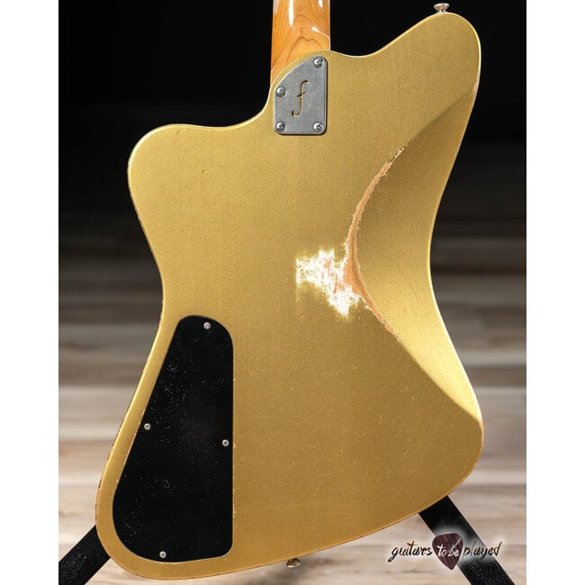 Fano PX6 Alt de Facto Lollar Firebird/P-90 w/ Descendant Vibrato – Gold Top