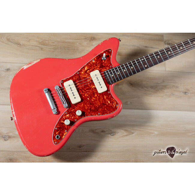 Fano JM6 Oltre P-90 Guitar w/ Gigbag – Fiesta Red