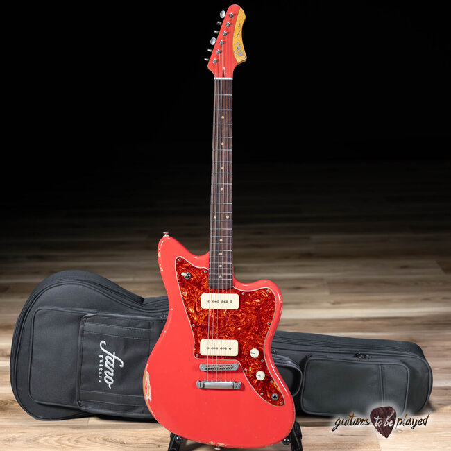 Fano JM6 Oltre P-90 Guitar w/ Gigbag – Fiesta Red