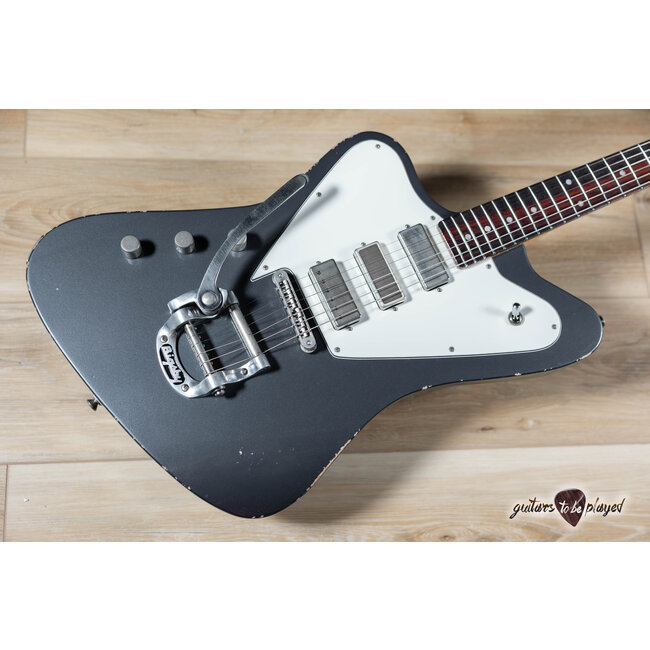 Fano PX6 Alt de Facto Left-Handed 3x Pickups w/ Bigsby – Charcoal Frost