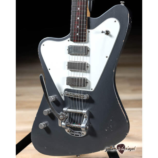 Fano PX6 Alt de Facto Left-Handed 3x Pickups w/ Bigsby – Charcoal Frost