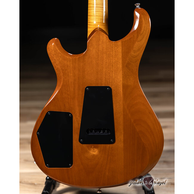 Knaggs Severn T1 Flame Maple Top HSS Trem Ebony Board Bare Knuckle Fralin – Blue