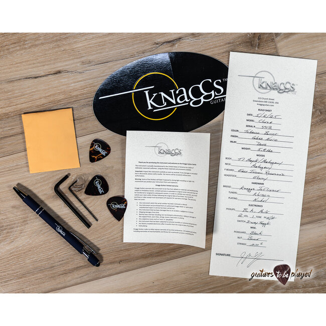 Knaggs Influence Chena w/ T1 Maple Top - Tobacco Burst (Gloss)