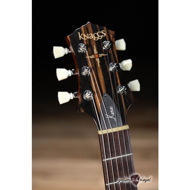 Knaggs Kenai Hollowbody Spruce Top Guitar – Old Violin Honey Burst (Gloss Nitro)