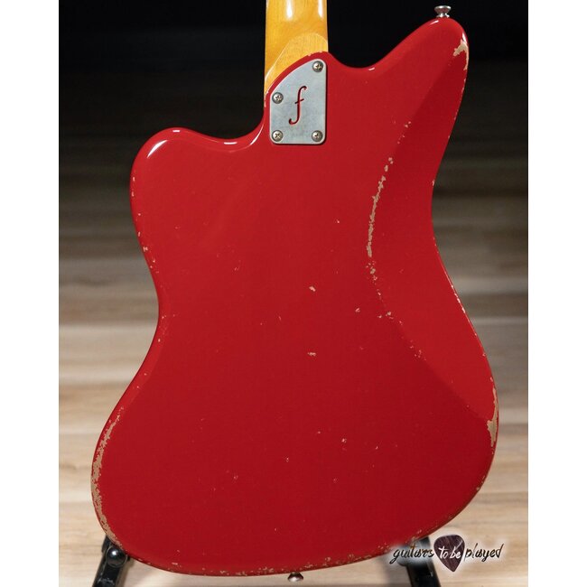 Fano JM6 Alt de Facto Lambertones Ristretto Guitar w/ Bigsby – Dakota Red