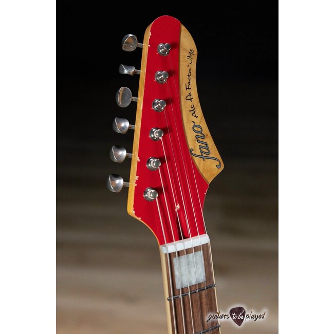 Fano JM6 Alt de Facto Lambertones Ristretto Guitar w/ Bigsby – Dakota Red