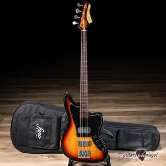 Fano Guitars Fano JM4 Oltre Electric Bass w/ Gigbag – 3-Tone Sunburst