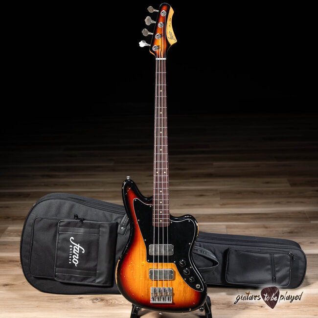 Fano JM4 Oltre Electric Bass w/ Gigbag – 3-Tone Sunburst