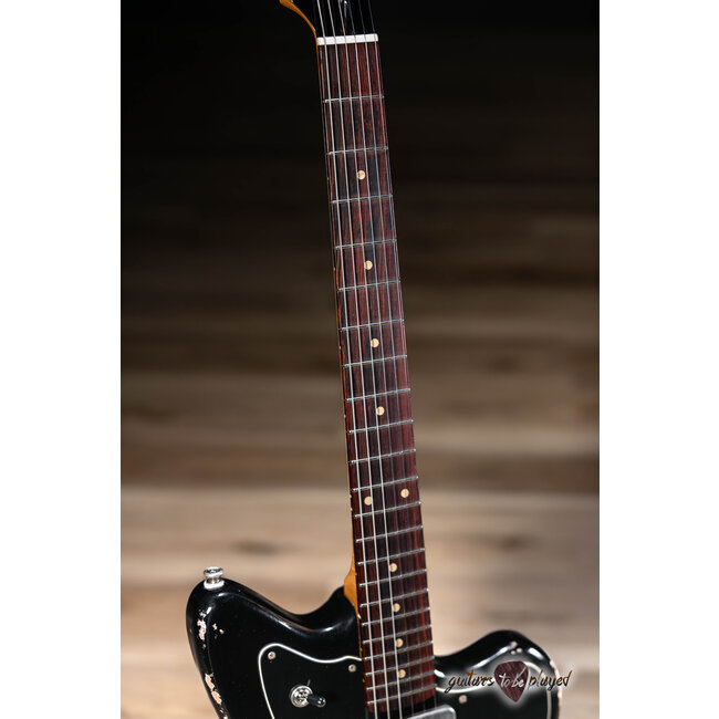 Fano JM6 Alt de Facto Lollar P-90 Wraptail Guitar – Black over Copper