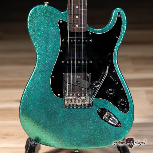 Mario Martin Guitars Honcho Swamp Ash w/ Rosewood – Aquamarine Flake