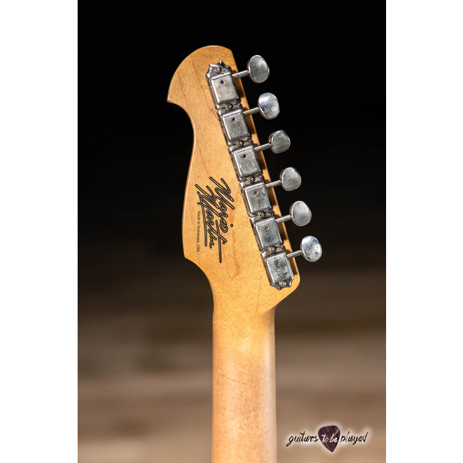 Mario Martin Guitars Honcho Swamp Ash w/ Rosewood – Aquamarine Flake