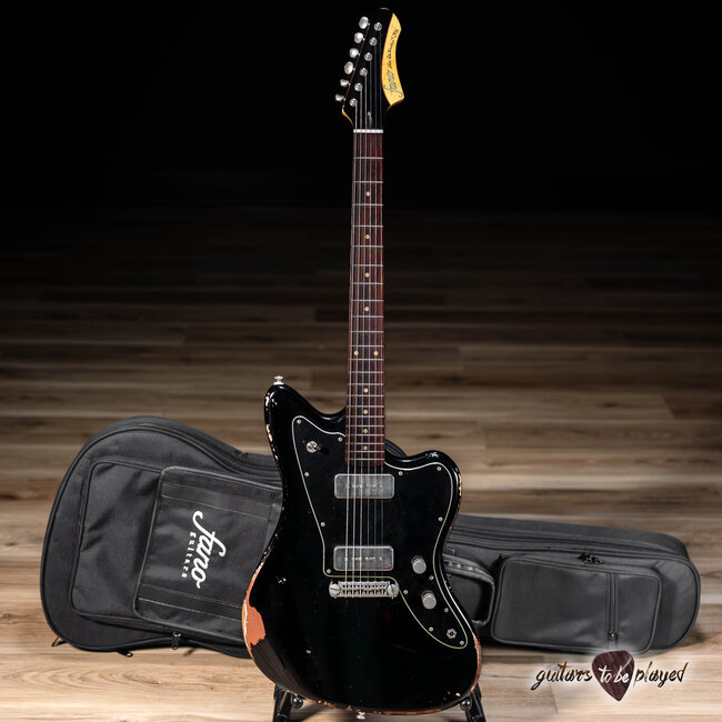 Fano JM6 Alt de Facto Lollar P-90 Wraptail Guitar – Black