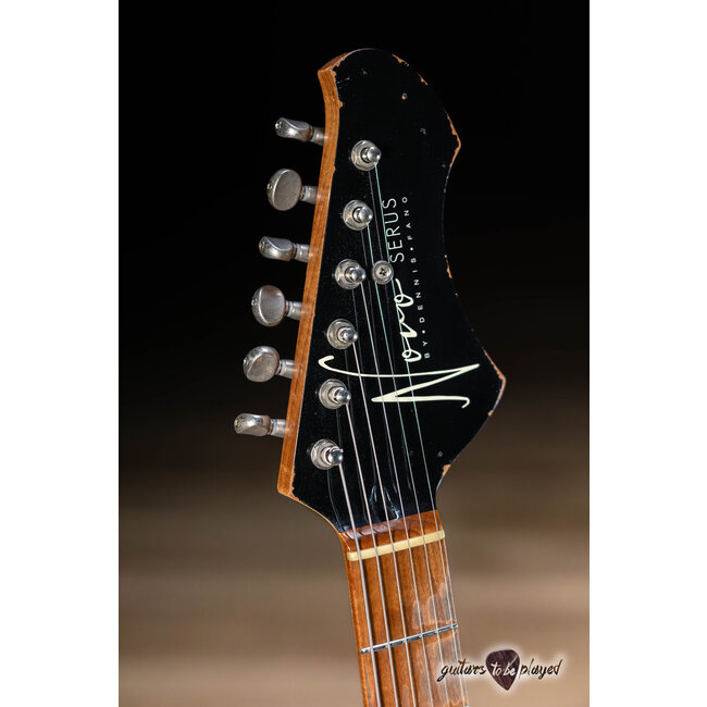 Novo Custom Serus J Maple Neck Guitar w / Gold Foils - Butterscotch Blonde