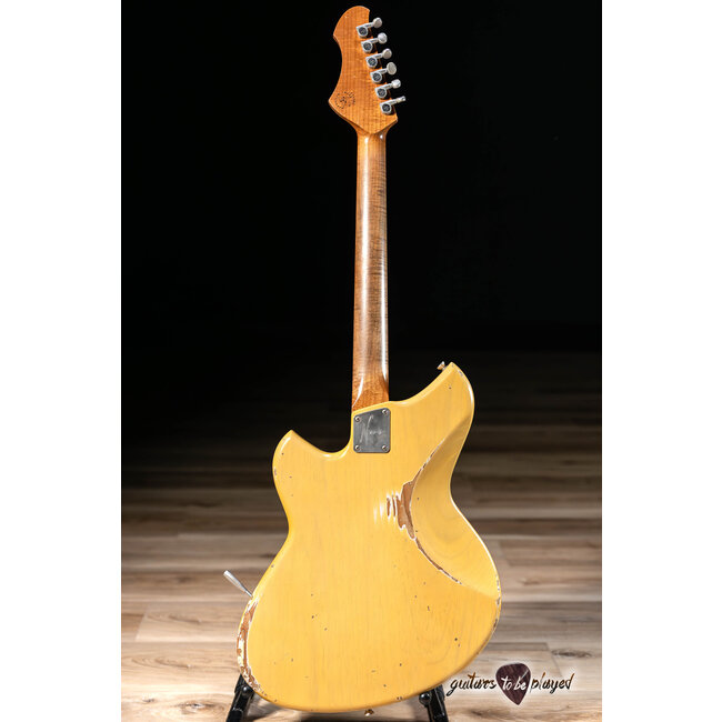 Novo Custom Serus J Maple Neck Guitar w / Gold Foils - Butterscotch Blonde