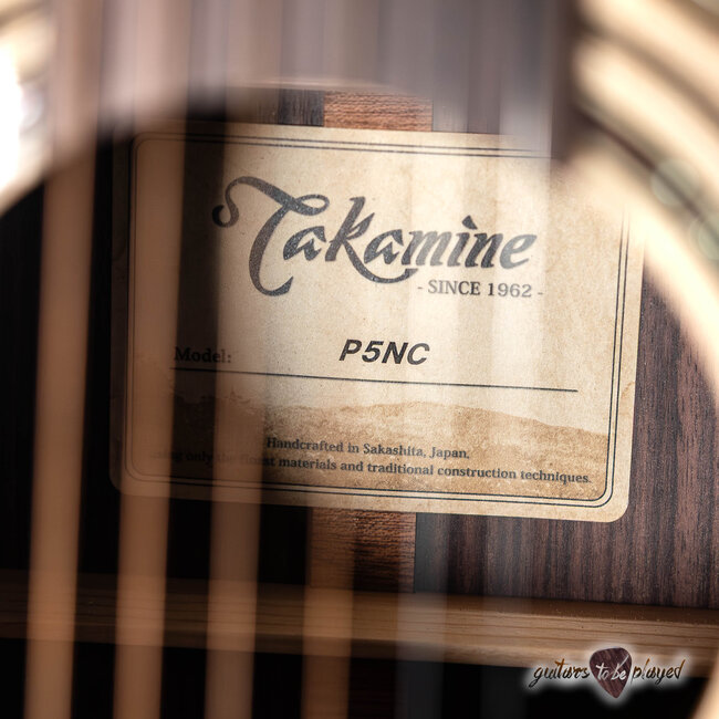 Takamine P5NC NEX Cutaway Guitar w/ Case – Natural