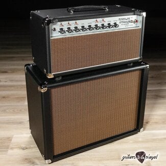 Amplified Nation Amplified Nation Wonderland Overdrive V2 Tube-Rect 50W Head & Cab – Carbon Fiber