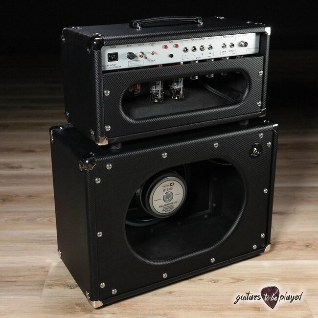 Amplified Nation Wonderland Overdrive V2 Tube-Rect 50W Head & Cab – Carbon Fiber