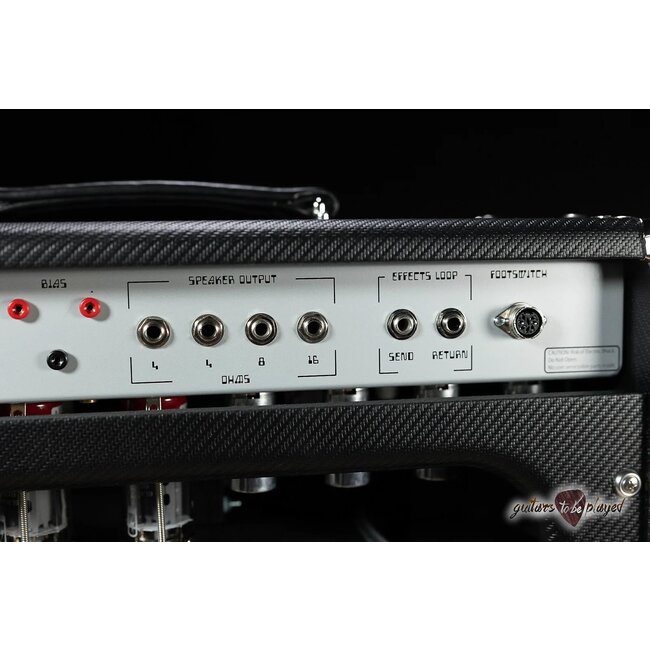 Amplified Nation Wonderland Overdrive V2 Tube-Rect 50W Head & Cab – Carbon Fiber