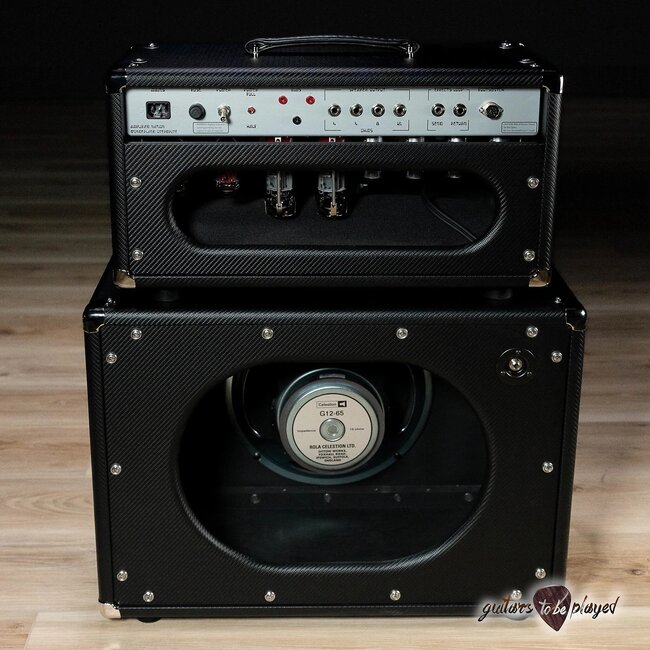 Amplified Nation Wonderland Overdrive V2 Tube-Rect 50W Head & Cab – Carbon Fiber