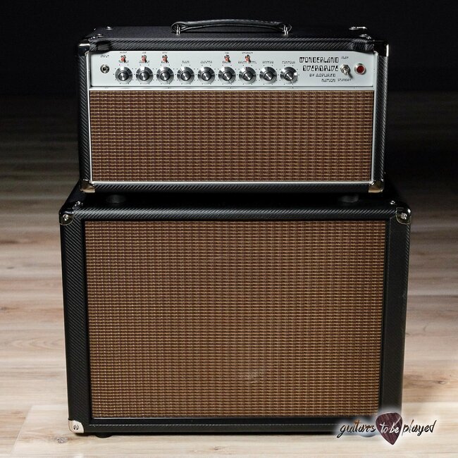 Amplified Nation Wonderland Overdrive V2 Tube-Rect 50W Head & Cab – Carbon Fiber