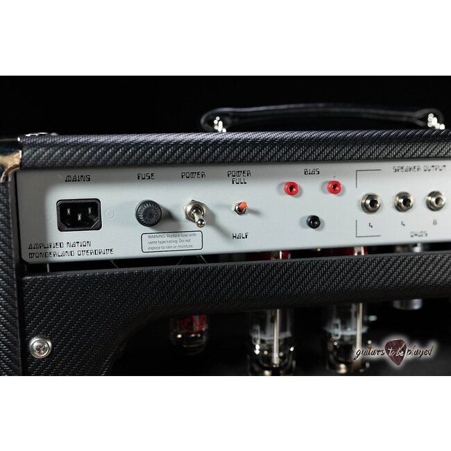 Amplified Nation Wonderland Overdrive V2 Tube-Rect 50W Head & Cab – Carbon Fiber