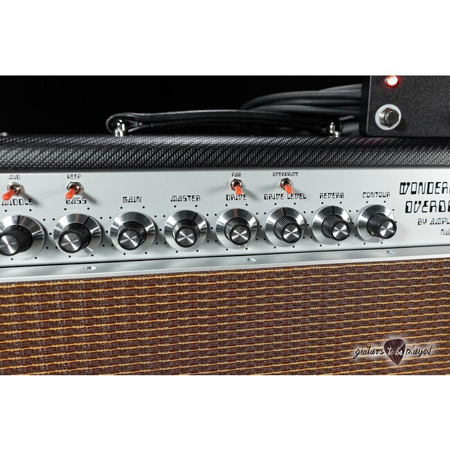 Amplified Nation Wonderland Overdrive V2 Tube-Rect 50W Head & Cab – Carbon Fiber