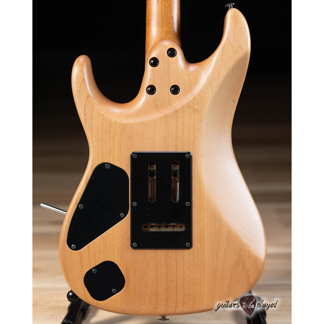 Ibanez TQM2 Tom Quayle Signature Guitar w/ Case – Charcoal Black Burst Flat